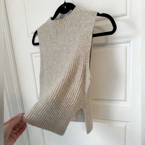 Dynamite Mock Neck Sweater Vest - Picture 3 of 3